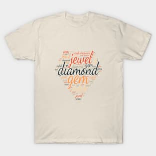 Diamond Word Cloud T-Shirt